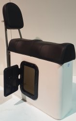 Two person slim seat
