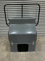 Dual commercial twin helm console