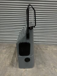 Dual commercial twin helm console