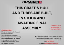 Humber Destroyer 5.5m Professional RIB Orange tube / White hull- 792B