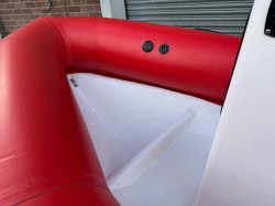 Humber Assault 4.5m Professional RIB Red Tube / White Hull - 770A