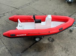 Humber Assault 4.5m Professional RIB Red Tube / White Hull - 770A