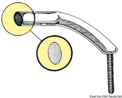 Passenger grab rail SS316 220 mm