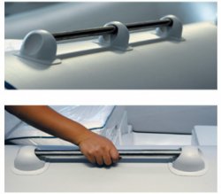 Life line holders suitable for stainless grab rail