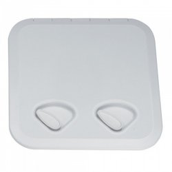 Two handled boat inspection hatch