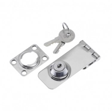 Safety hasp with lock