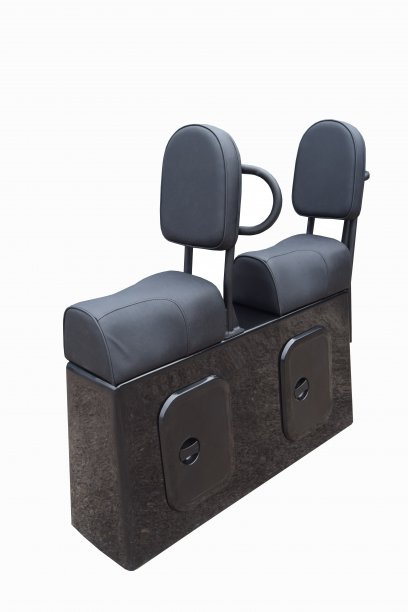 Two Person Professional Jockey Seat with individual back rests