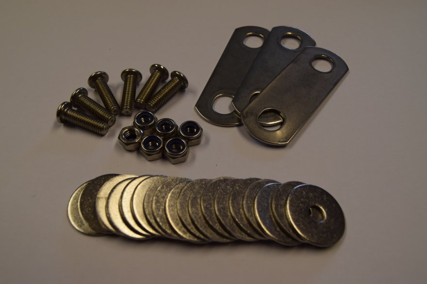 Boat Windscreen fixing kit deluxe